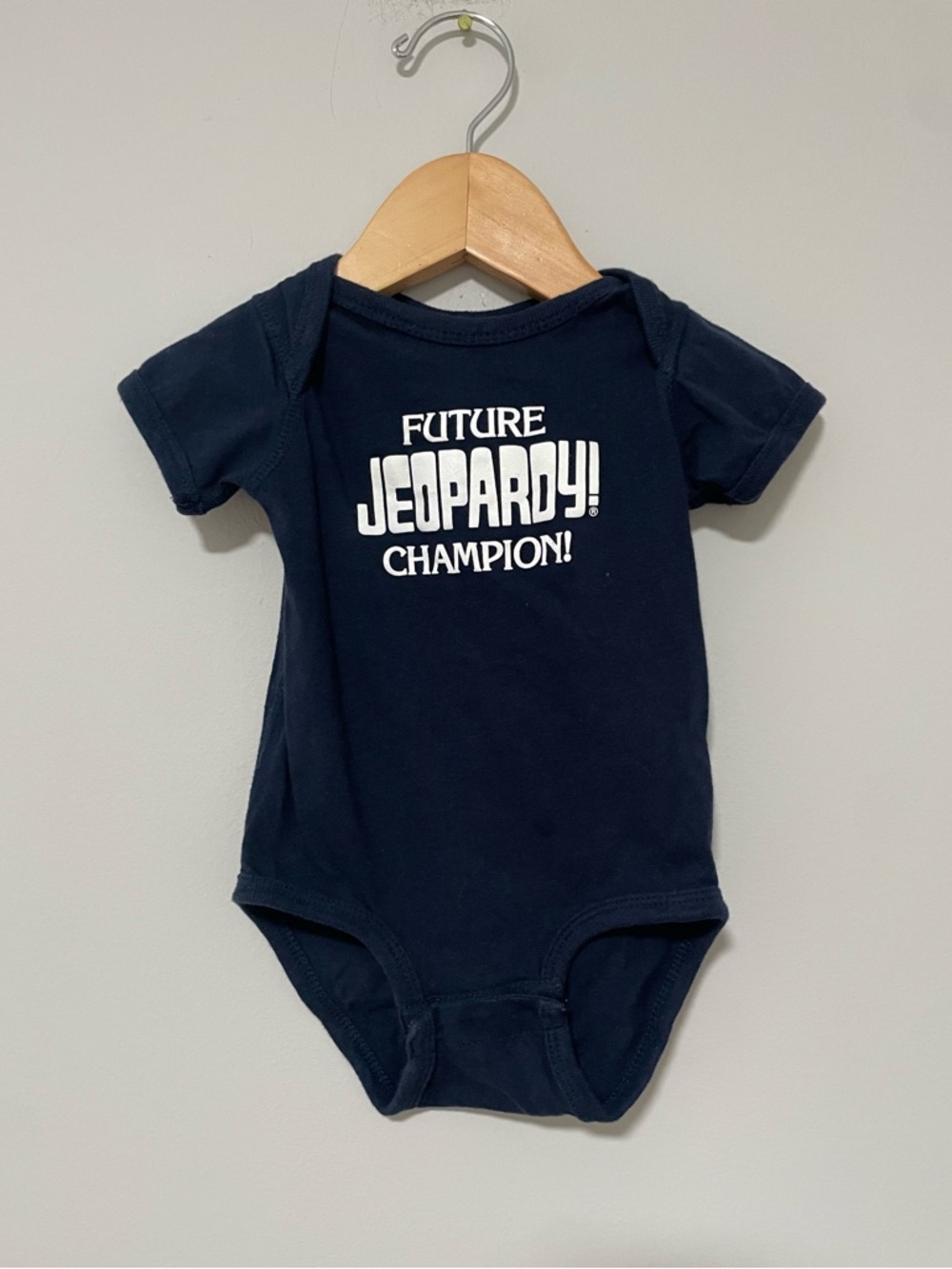 Jeopardy onesie